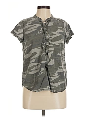 Express Sleeveless Button-Down Shirt (view 1)