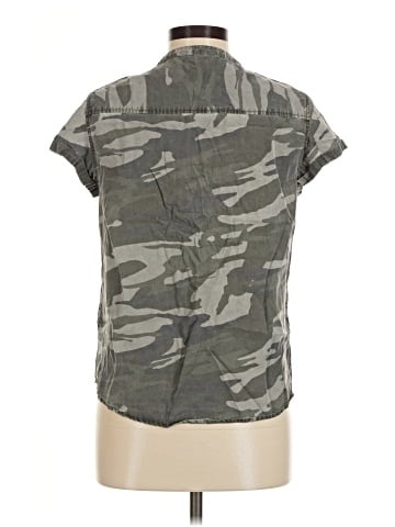 Express Sleeveless Button-Down Shirt (view 2)