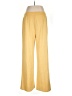 Modern Soul Solid Yellow Casual Pants Size L - photo 2