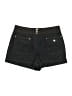 Worth New York Chevron-herringbone Black Denim Shorts Size 8 - photo 1