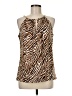 MICHAEL Michael Kors Brown Sleeveless Blouse Size M - photo 1