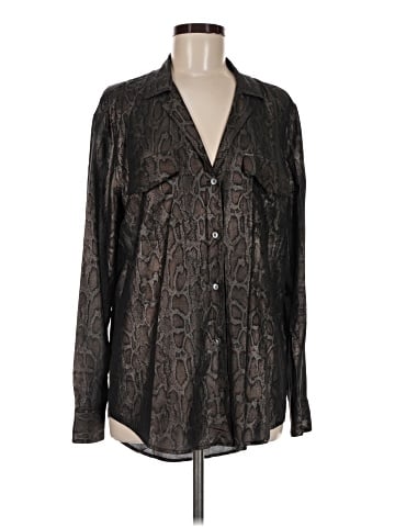 Equipment Long Sleeve Blouse (view 1)