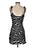 Zara 100% Viscose Graphic Black Cocktail Dress Size S - photo 2