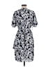 Babaton 100% Polyester Print Blue Casual Dress Size L - photo 2