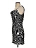 Zara 100% Viscose Graphic Black Cocktail Dress Size S - photo 5