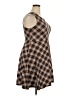 Knitworks Argyle Brown Casual Dress Size 3X - photo 4