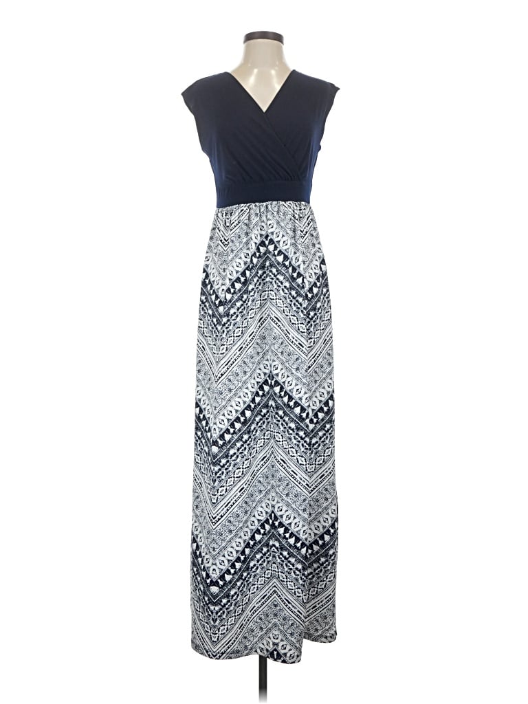 Pre-owned Ab Studio Casual Dress In Blue