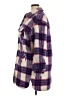 madden nyc 100% Polyester Plaid Purple Coat Size 3X - photo 5