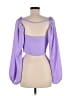 VICI 100% Polyester Purple 3/4 Sleeve Blouse Size L - photo 2
