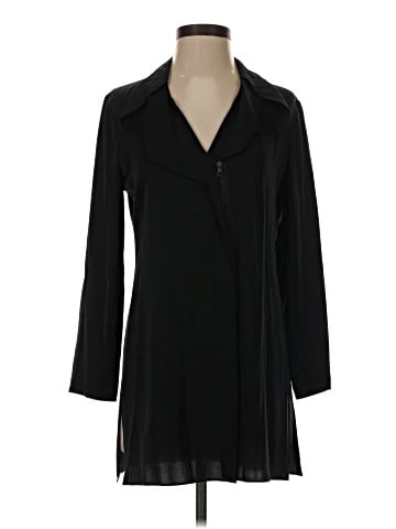 Elie Tahari Long Sleeve Silk Top (view 1)