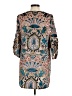 Whisper 100% Polyester Paisley Blue Casual Dress Size M - photo 2