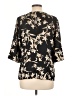 Vince Camuto 100% Polyester Black 3/4 Sleeve Blouse Size L - photo 2