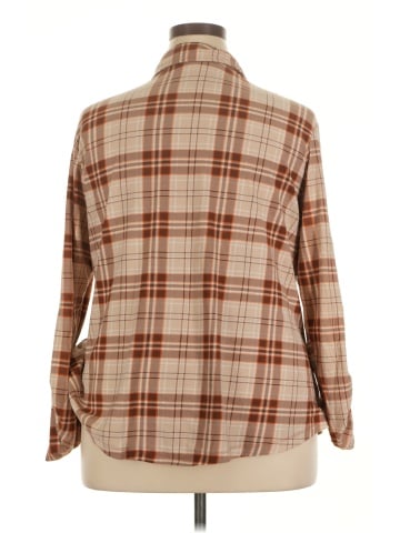 No Comment Long Sleeve Button-Down Shirt (view 2)