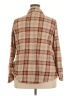 No Comment Plaid Brown Long Sleeve Button-Down Shirt Size 3X - photo 2