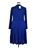 ELOQUII Blue Casual Dress Size 18 Plus - photo 2