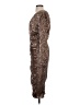 Lavish Alice 100% Polyester Metallic Brown Cocktail Dress Size 2 - photo 5