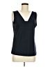 Tommy Hilfiger 100% Polyester Blue Sleeveless Blouse Size M - photo 1