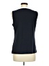 Tommy Hilfiger 100% Polyester Blue Sleeveless Blouse Size M - photo 2