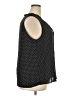 Beacon 100% Polyester Polka Dots Black Sleeveless Blouse Size XXL - photo 4