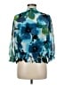 a.n.a. A New Approach 100% Polyester Blue 3/4 Sleeve Blouse Size M - photo 2