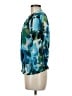 a.n.a. A New Approach 100% Polyester Blue 3/4 Sleeve Blouse Size M - photo 5