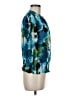 a.n.a. A New Approach 100% Polyester Blue 3/4 Sleeve Blouse Size M - photo 4