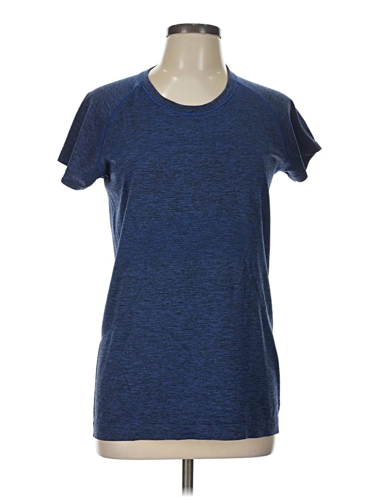 Pre-owned Lululemon Athletica Active T-shirt In Blue