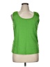 Coldwater Creek 100% Cotton Green Tank Top Size XL - photo 1
