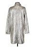 Versona Metallic Silver Coat Size S - photo 2