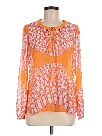 Rose + Olive Long Sleeve Blouse (view 1)