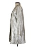 Versona Metallic Silver Coat Size S - photo 5
