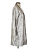 Versona Metallic Silver Coat Size S - photo 4
