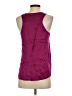 Rebecca Taylor 100% Silk Solid Pink Burgundy Sleeveless Blouse Size 2 - photo 2