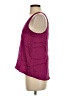 Rebecca Taylor 100% Silk Solid Pink Burgundy Sleeveless Blouse Size 2 - photo 5