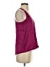 Rebecca Taylor 100% Silk Solid Pink Burgundy Sleeveless Blouse Size 2 - photo 4