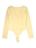Qinsen Yellow Long Sleeve Top Size XL - photo 1
