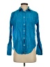 J.Crew Blue Long Sleeve Button-Down Shirt Size 4 - photo 1