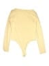 Qinsen Yellow Long Sleeve Top Size XL - photo 2