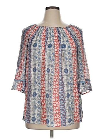 New Directions 3/4 Sleeve Blouse (view 1)