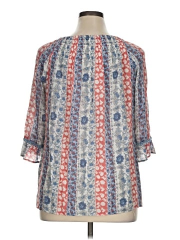 New Directions 3/4 Sleeve Blouse (view 2)