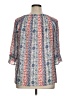 New Directions Blue 3/4 Sleeve Blouse Size XL - photo 2