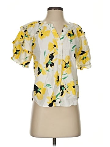 Ann Taylor Short Sleeve Blouse (view 1)