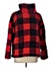 Ann Taylor LOFT 100% Polyester Plaid Red Fleece Size L - photo 1