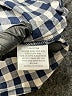 Maison Jules 100% Cotton Checkered-gingham Blue Long Sleeve Button-Down Shirt Size L (youth) - photo 4