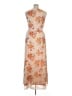 Baltic Born 100% Polyester Tie-dye Tan Cocktail Dress Size XL - photo 2