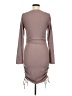 Love Tree Solid Gray Casual Dress Size M - photo 2