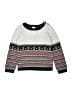 Edgehill Collection Print White Pullover Sweater Size 5 - photo 1
