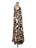 Shein Animal Print Tan Brown Casual Dress Size 4 - photo 4