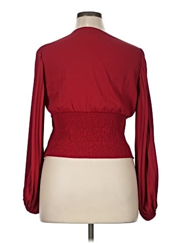 White House Black Market Long Sleeve Blouse (view 2)