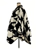 French Connection Animal Print Ivory Coat Size 2X - photo 5